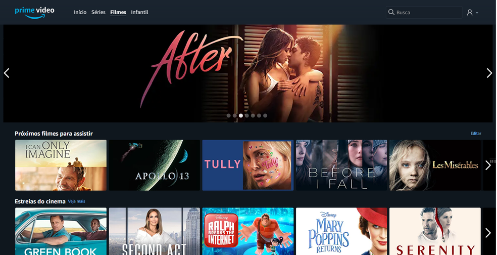 Prime Video da Amazon tem filmes, séries e produções exclusivas — Foto: Reprodução/Filipe Garrett