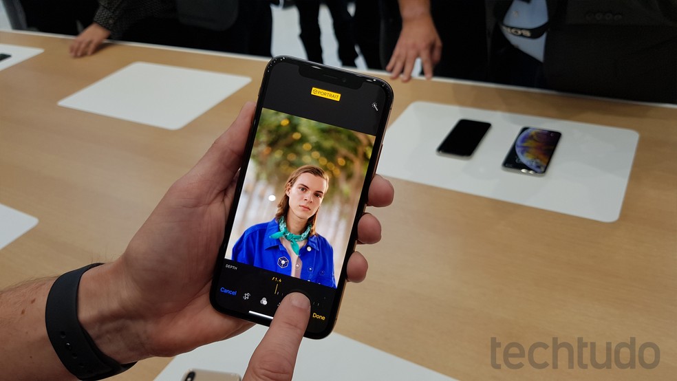 iPhone XS e iPhone XS Max trazem soluções de software para melhorar qualidade de fotos e vídeos — Foto: Thássius Veloso/TechTudo