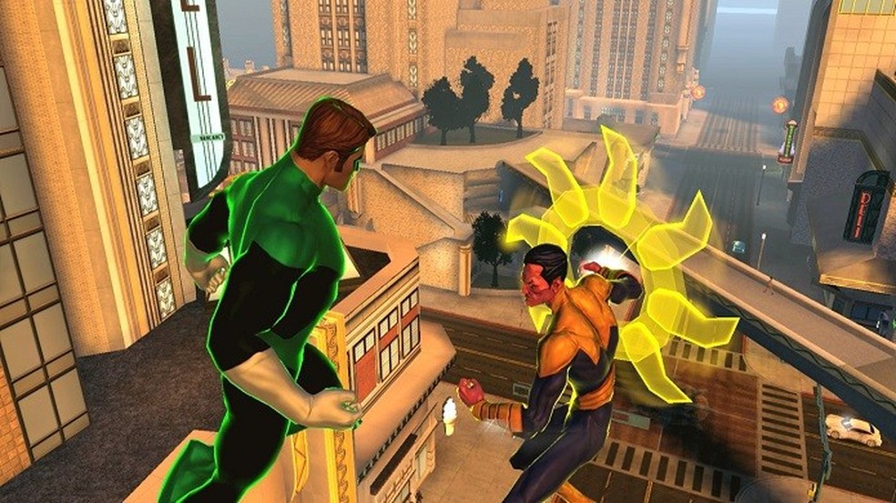 Os dois maiores Lanternas, Hal Jordan e Sinestro (Foto: Divulgação) — Foto: TechTudo