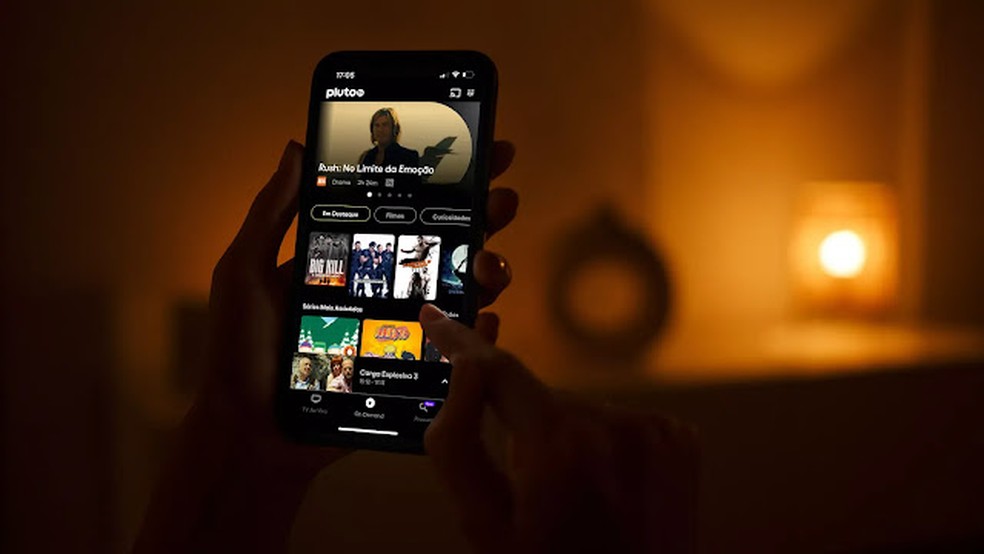 Pluto TV possui app para celular — Foto: Divulgação/Pluto TV