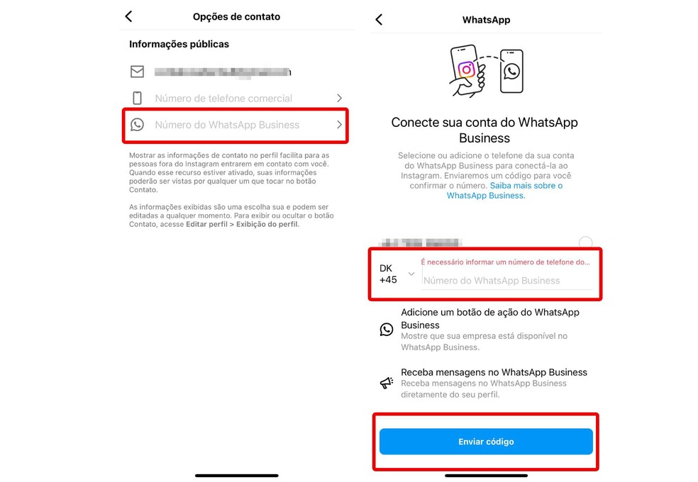 Como colocar o botão de contato do WhatsApp no Instagram — Foto: Reprodução/Anna Kellen