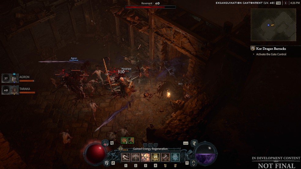 Combate estratégico pode ser aprimorado ao longo da gameplay em Diablo 4 — Foto: Divulgação/Blizzard