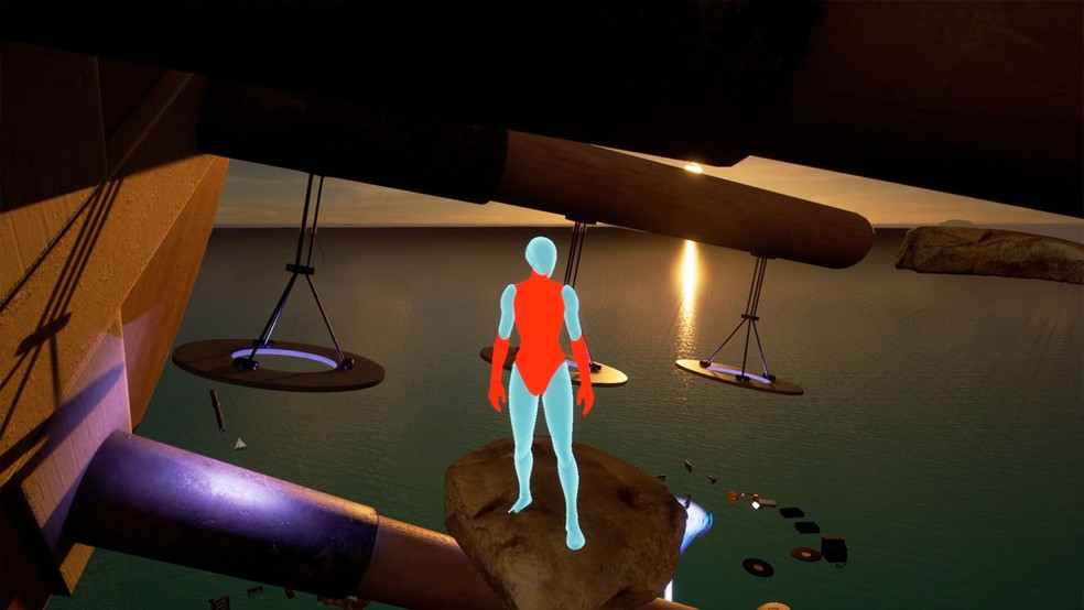 Dream Island: A Skyward Journey é um jogo de plataforma 3D que exige alta precisão, semelhante a Only Up — Foto: Reprodução/Steam