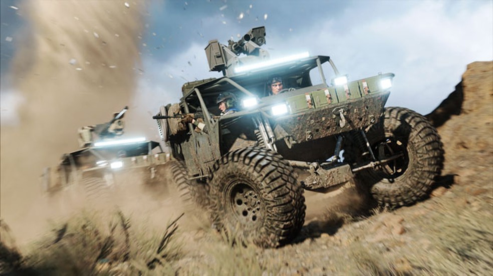 Battlefield 2042 ainda traz gráficos impressionantes, porém seu foco se voltou para o modo multiplayer do jogo — Foto: Divulgação/Electronic Arts