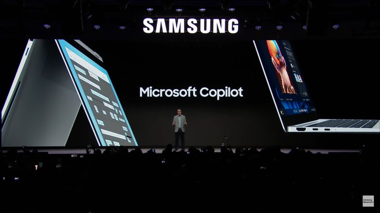 Microsoft Copilot Samsung CES 2024
