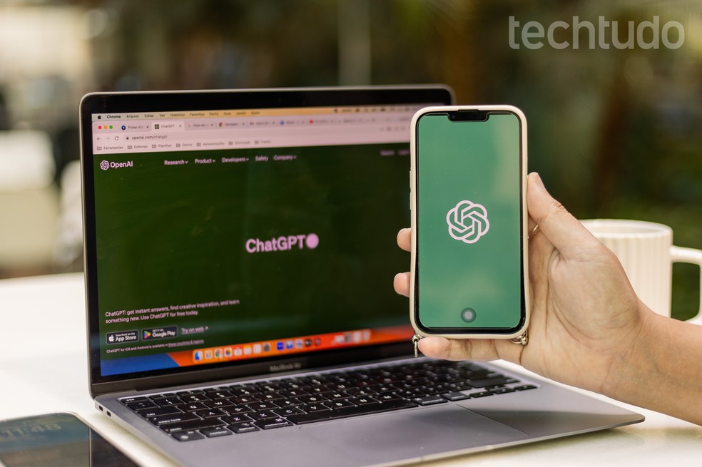 ChatGPT é um chatbot de IA generativa — Foto: Mariana Saguias/TechTudo