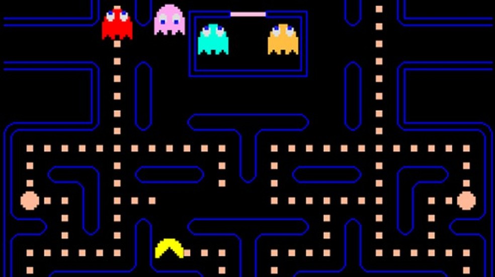 O clássico Pac-Man dos anos 80 traz sua fórmula de sucesso com labirintos extras (Foto: Reprodução/Google Play) — Foto: TechTudo