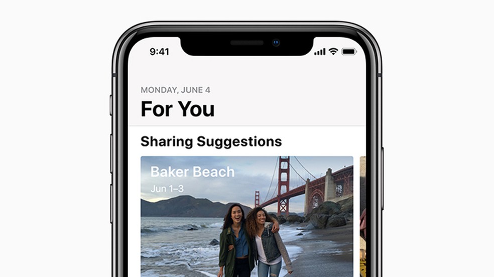 Apple Fotos terá nova aba Para Você no iOS 12 — Foto: Divulgação/Apple