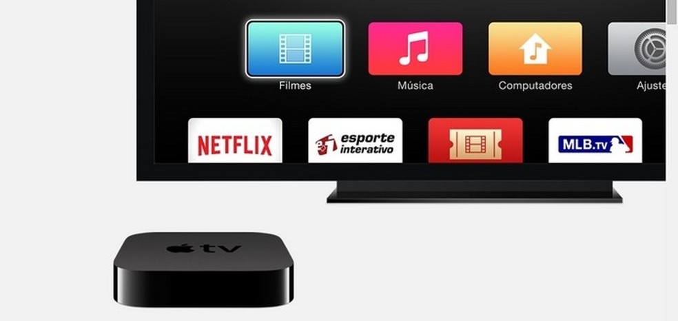 Set-top box Apple TV (Foto: Reprodução/Apple) — Foto: TechTudo