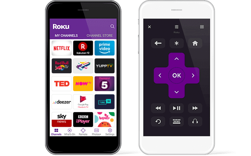 Roku Mobile permite controlar a smart TV pelo celular, entre outras funcionalidades — Foto: Divulgação/Roku