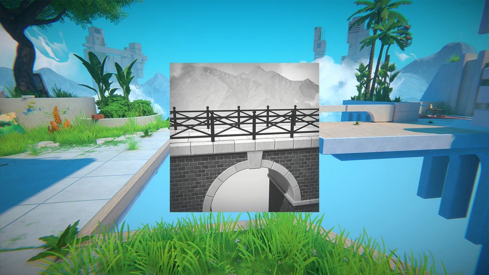 Viewfinder desafia os usuários a pensarem fora da caixa transformando fotos 2D em caminhos 3D — Foto: Reprodução/Steam