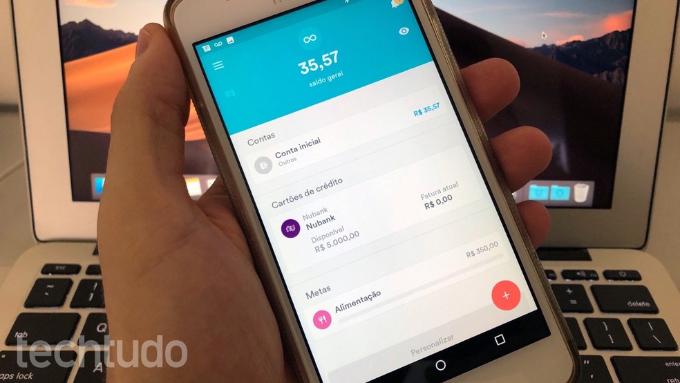 Aprenda a usar o app Organizze para gerenciar suas finanças pessoais — Foto: Helito Beggiora/TechTudo