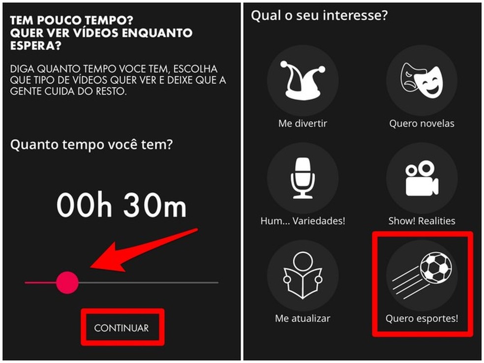 Define quanto tempo você tem livre e qual é o seu tema de interesse (Foto: Reprodução/Lucas Mendes) — Foto: TechTudo