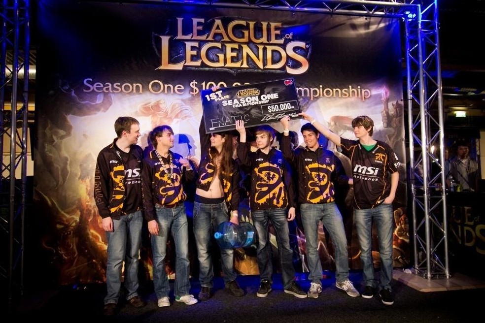 A Fnatic foi a primeira campeã do mundial de LOL — Foto: Divulgação/Riot Games