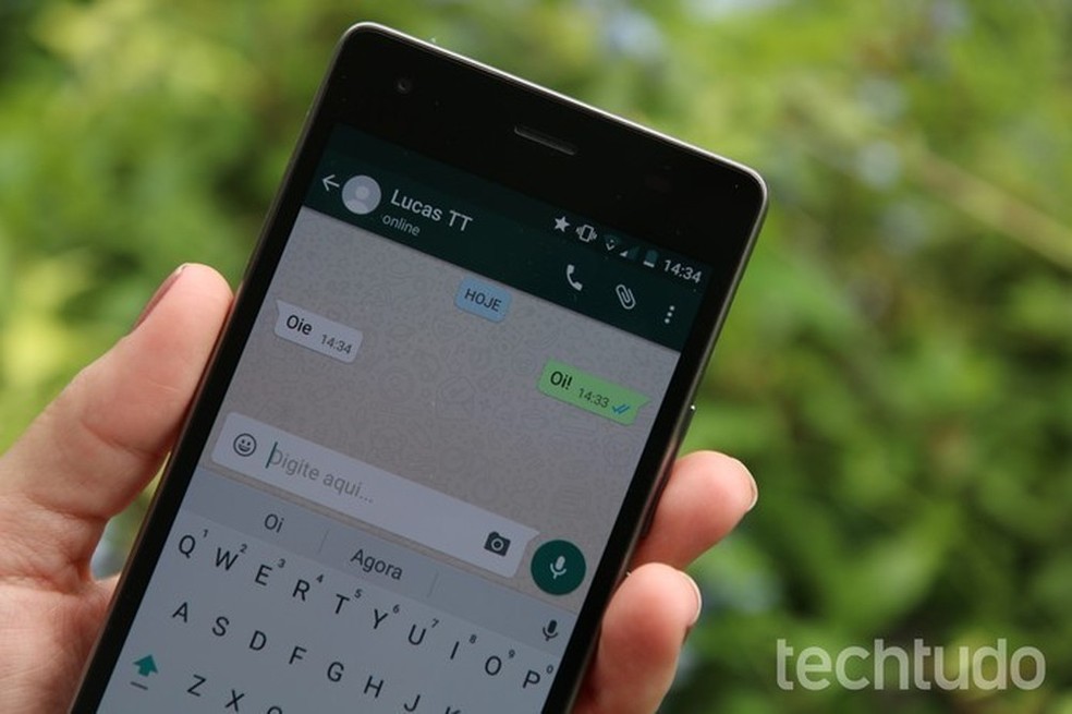 WhatsApp não permite desativar o status "online" — Foto: Anna Kellen Bull/TechTudo