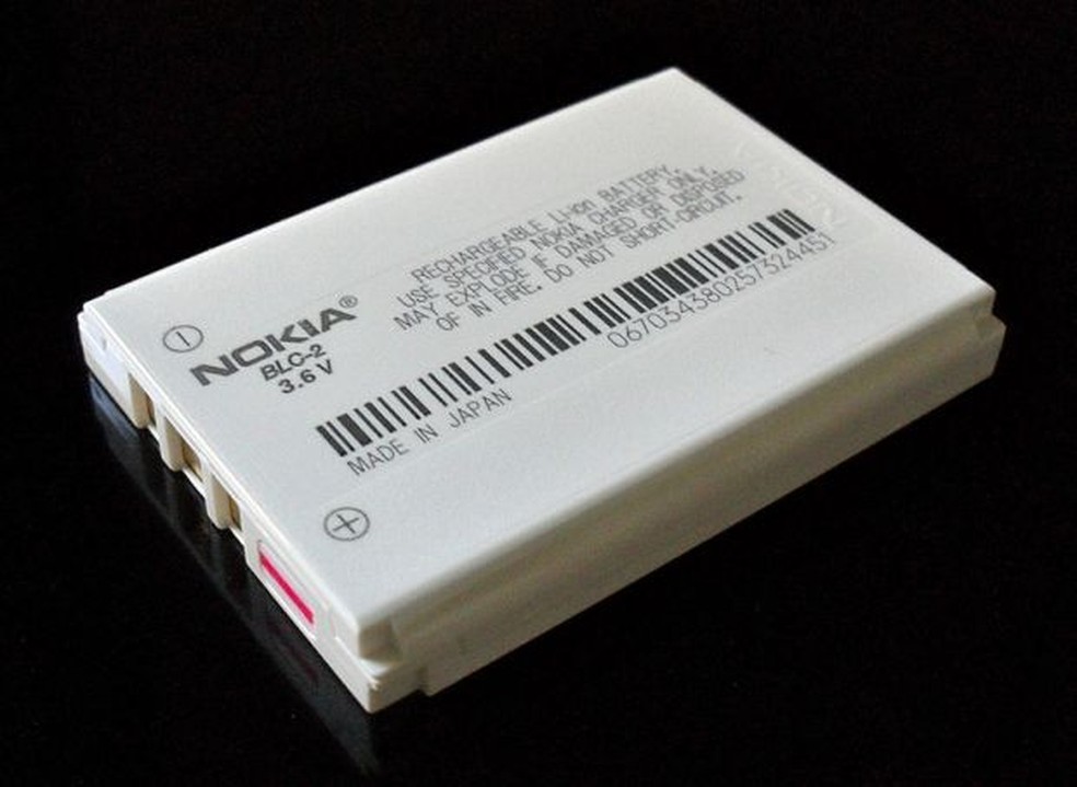 Bateria de íon-lítio para smartphones — Foto: Wikimedia Commons