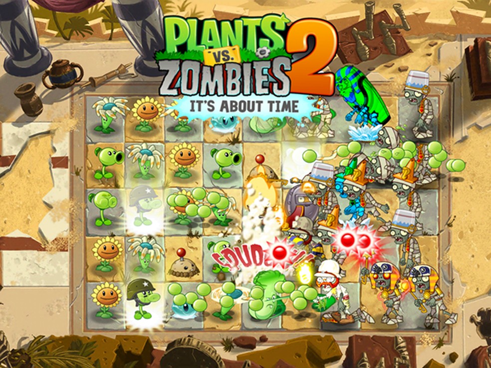 Aprenda a se dar bem em Plants vs Zombies 2: It's About Time (Foto: Reprodução/Murilo Molina) — Foto: TechTudo