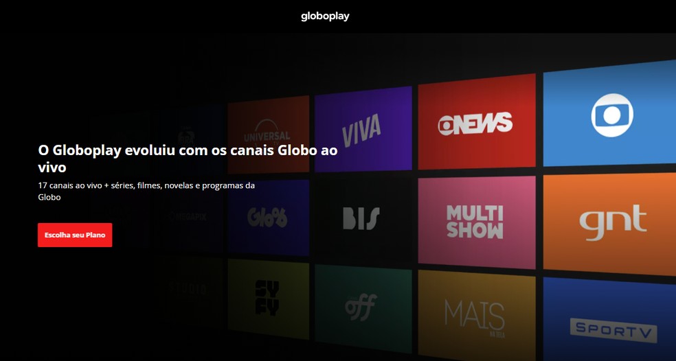 Novo plano do Globoplay libera canais da Globosat para assistir ao vivo no streaming — Foto: Reprodução/Rodrigo Fernandes