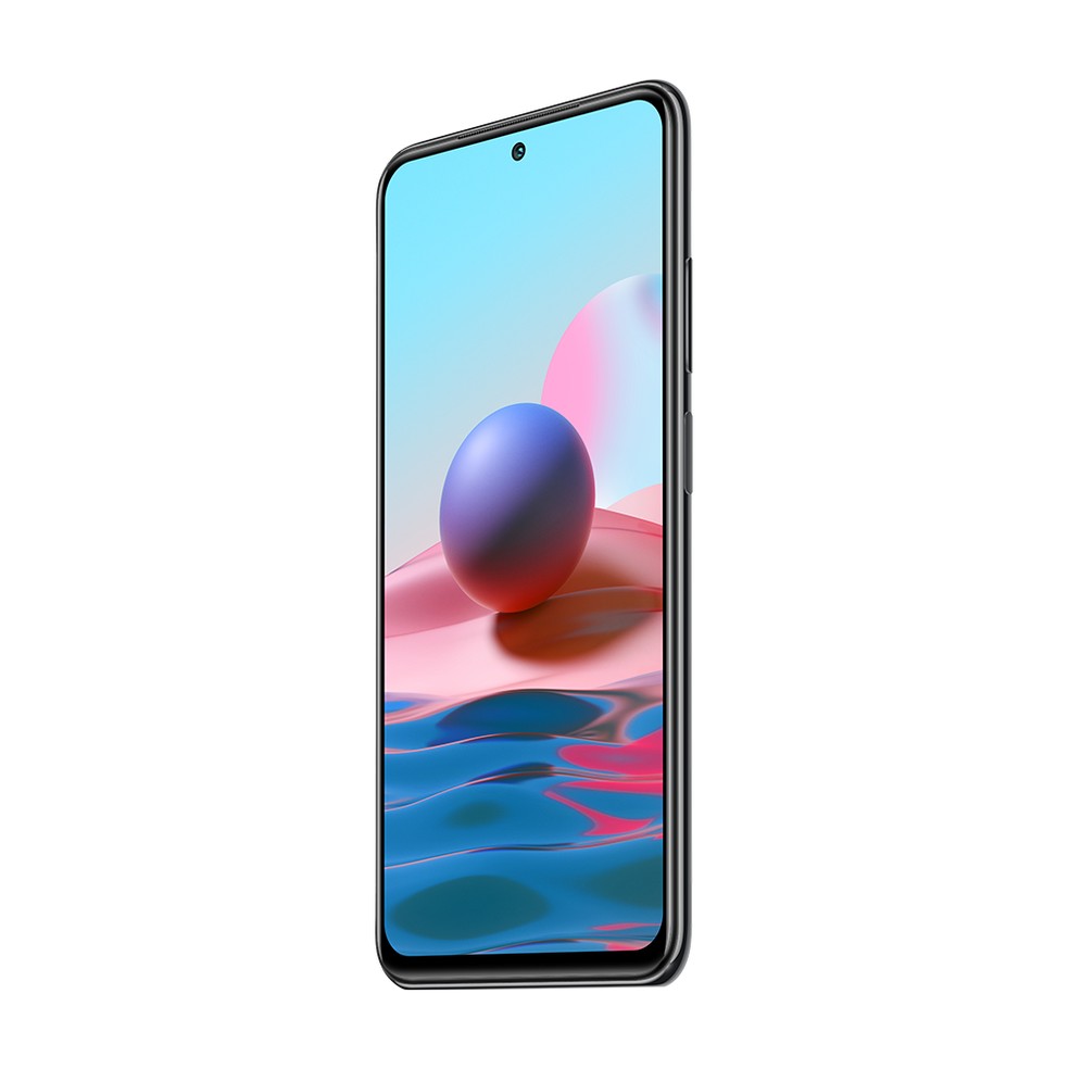 Redmi Note 10 tem display de 6,4 polegadas e conta com resolução Full HD+ — Foto: Divulgação/Xiaomi