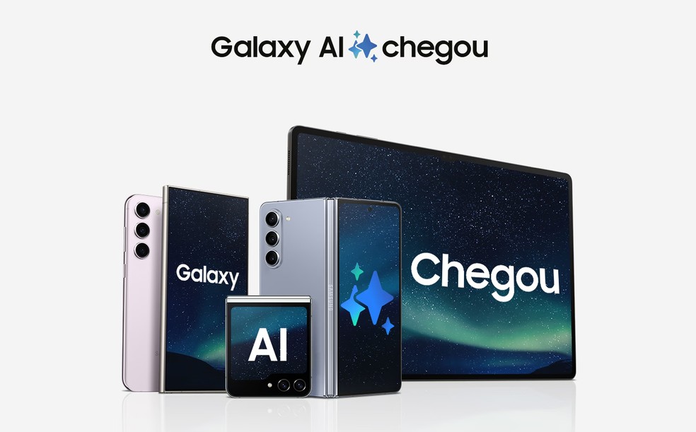 Galaxy AI em celulares e tablets da Samsung — Foto: Divulgação/Samsung