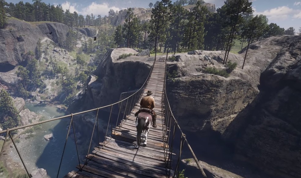 Red Dead Redemption 2 conta com melhorias visuais e de performance que o deixam espetacular — Foto: Divulgação/Rockstar Games