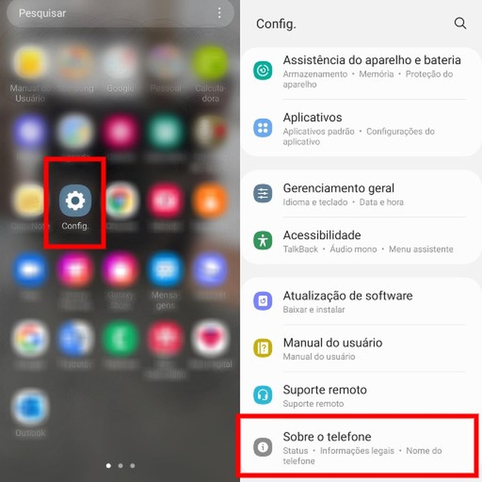 O primeiro passo para jogar o easter egg do Android 11 é acessar a versão do sistema no celular — Foto: Reprodução/Paola Mansur