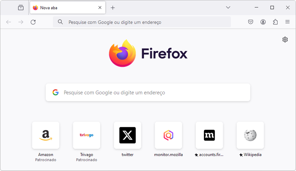 O Mozilla Firefox tem uma interface intuitiva e pode ser otimizado com extensões — Foto: Divulgação/Mozilla Firefox
