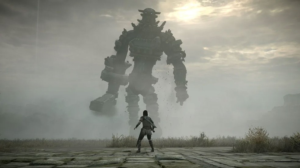 Shadow of the Colossus Remake traz as mesmas batalhas épicas da época do PlayStation 2, mas com gráficos atualizados — Foto: Reprodução/PlayStation Blog