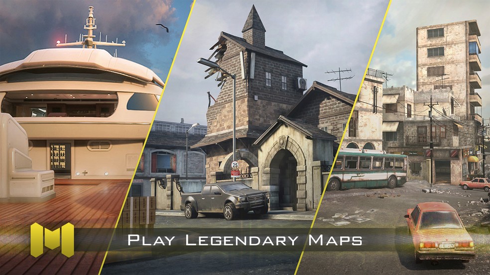 Mapas icônicos da série Call of Duty marcarão presença em novo jogo mobile — Foto: Divulgação/Activision