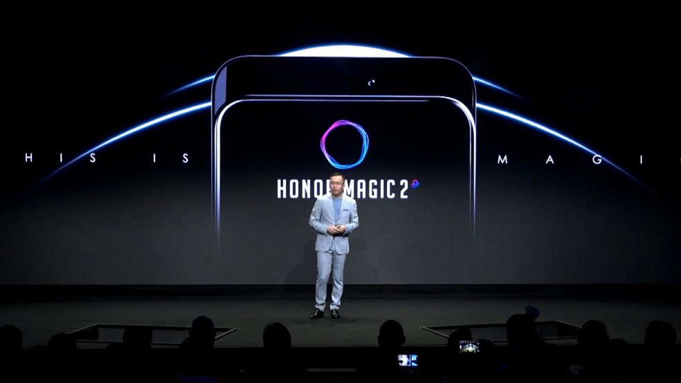 Honor Magic 2: smartphone da Huawei tem tela sem bordas — Foto: Reprodução/Internet