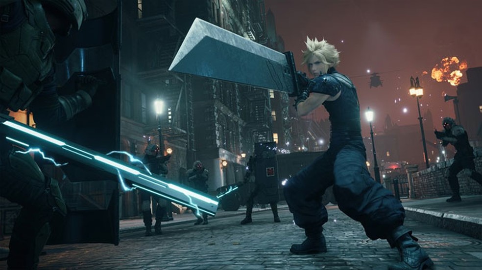 Final Fantasy 7 Remake Intergrade traz os belos gráficos do PS4 atualizados com uma camada extra de efeitos visuais — Foto: Divulgação/Square Enix