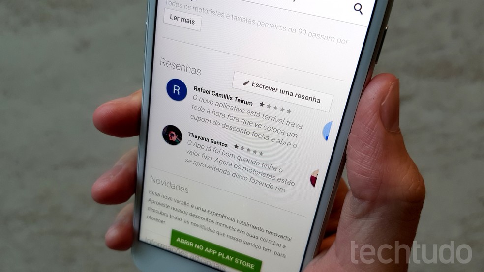 Usuários fizeram reclamações em lojas de aplicativos — Foto: Thássius Veloso/TechTudo