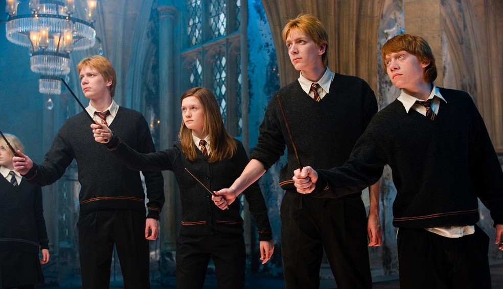 Em Harry Potter e a Ordem da Fênix (HBO Max), Harry cria a Armada de Dumbledore, um grupo secreto de alunos que buscam aprender mais sobre Defesa Contra as Artes das Trevas — Foto: Divulgação/Warner Bros. Pictures