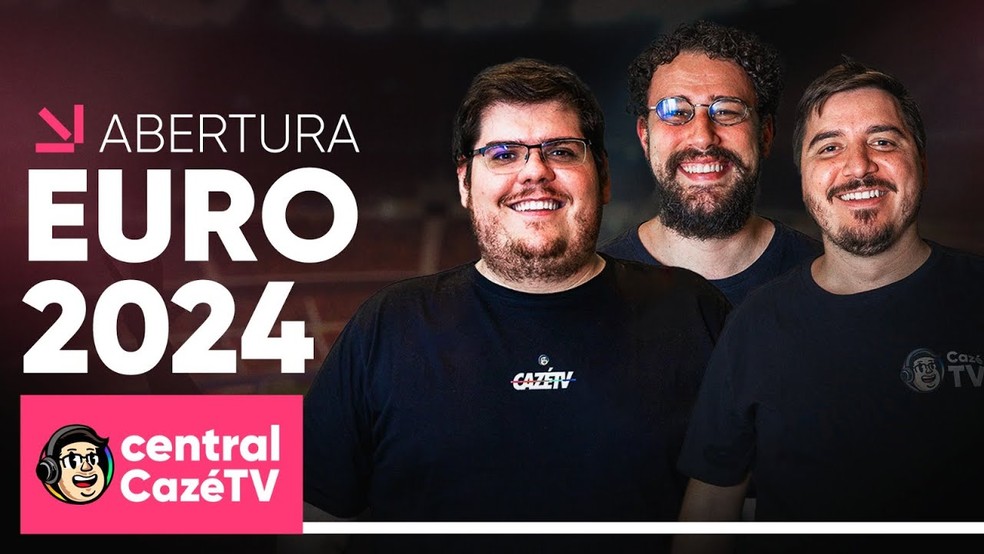 Eurocopa começa nesta sexta-feira; veja como assistir na CazéTV — Foto: Divulgação/CazéTV