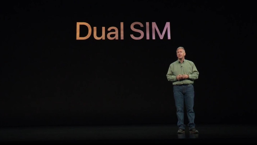 Novos iPhone de 2018 terão suporte a Dual SIM e eSIM — Foto: Reprodução/Apple