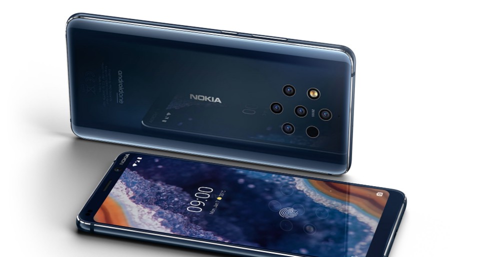 Nokia 9 PureView traz 5 câmeras e sistema Android 9 Pie — Foto: Divulgação/Nokia