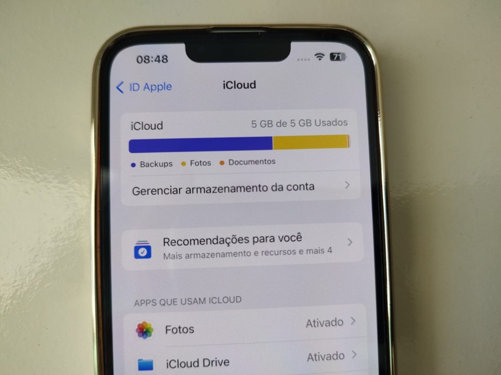 Apple incentivará assinatura do iCloud para usuários terem acesso aos recursos de IA mais avançados — Foto: Gisele Souza/TechTudo