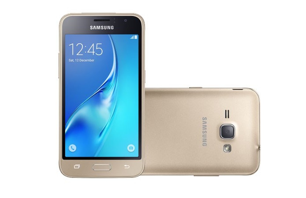 Galaxy J3 é um smartphone intermediário da Samsung com preço abaixo de R$ 1 mil (Foto: Divulgação/Samsung) (Foto: Galaxy J3 é um smartphone intermediário da Samsung com preço abaixo de R$ 1 mil (Foto: Divulgação/Samsung)) — Foto: TechTudo