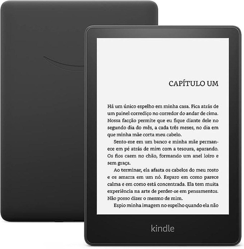 Kindle Paperwhite tem tela de 6,8 polegadas — Foto: Reprodução/Amazon