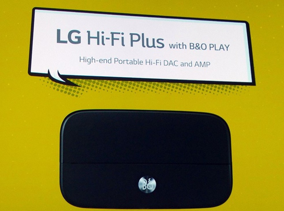 LG Hi-Fi Plus pode aumentar qualidade sonora do telefone ou funcionar como DAC externo (Foto: Reprodução/LG) — Foto: TechTudo