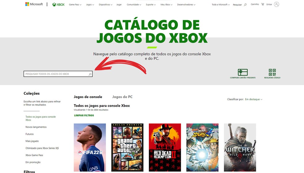 Acesse a loja do Xbox e procure por Fall Guys para dar início ao download grátis — Foto: Reprodução/Bruno Magalhães