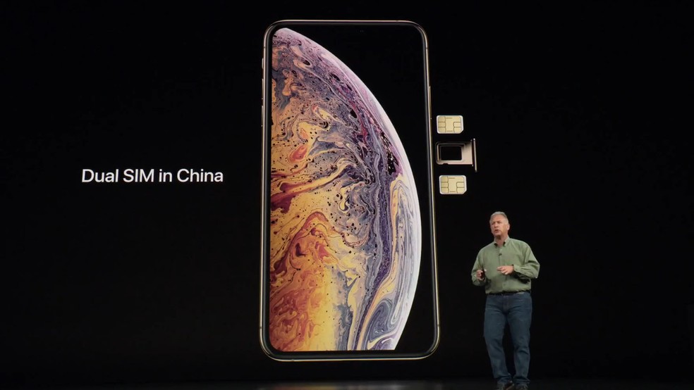 iPhone XS terão edição especial, com suporte ao nano SIM — Foto: Reprodução/Apple