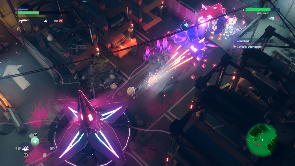 From Space apresenta uma divertida aventura de tiro multiplayer com visuais coloridos — Foto: Reprodução/Steam