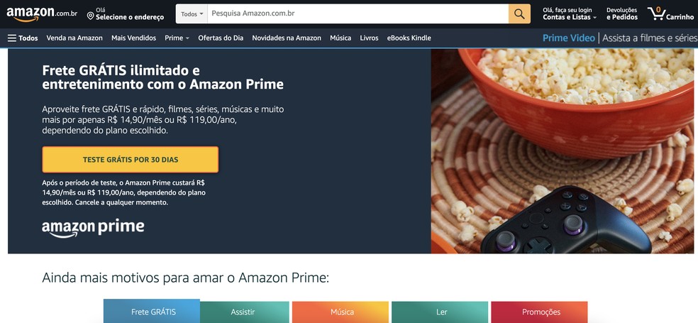 Como assinar o Amazon Prime Video — Foto: Reprodução/Anna Kellen Bull