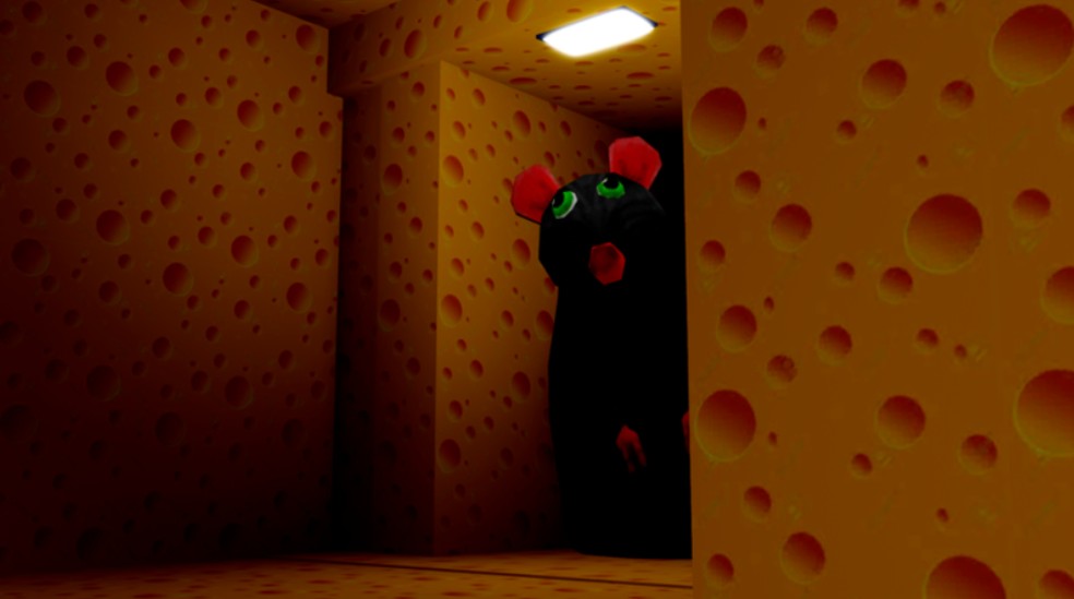 Cheese Escape tem elementos de horror e labirinto — Foto: Divulgação/Roblox