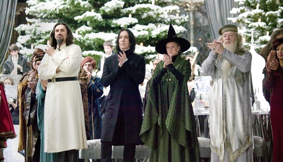 Em Harry Potter e o Cálice de Fogo (HBO Max), Hogwarts sedia o Torneio Tribruxo — Foto: Divulgação/Warner Bros. Pictures