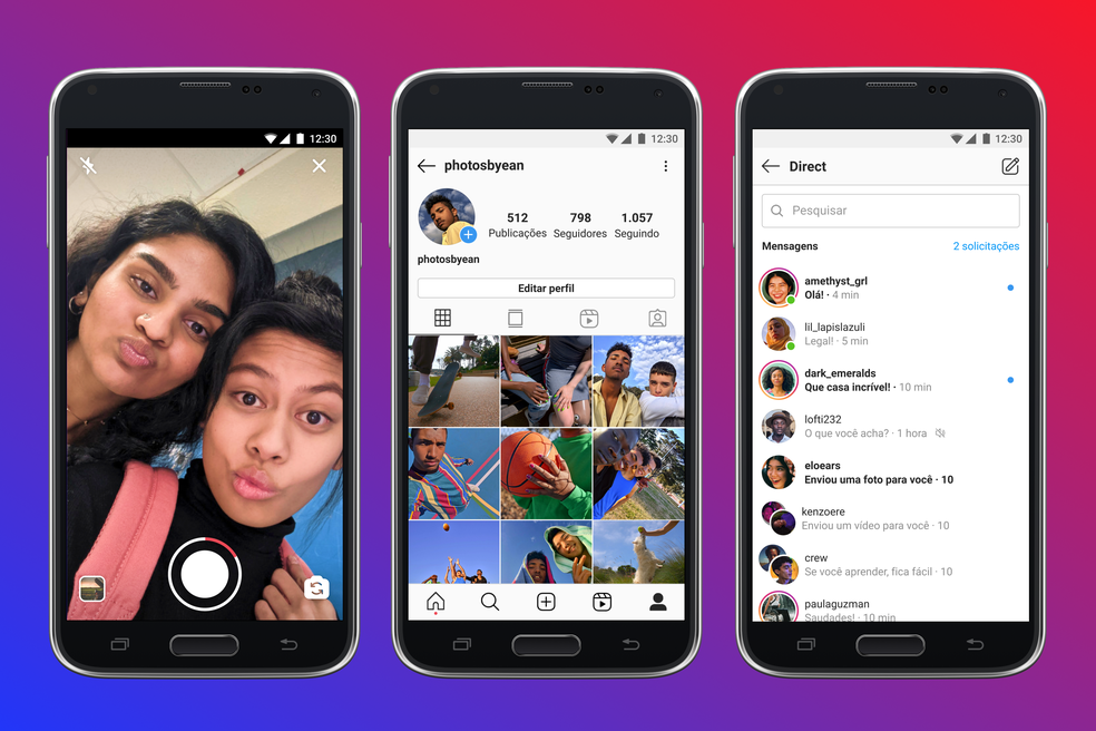 Instagram Lite: versão mais leve do app chega ao Brasil — Foto: Divulgação/Instagram