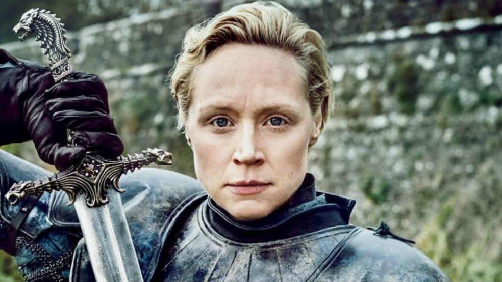 Brienne de Tarth é a única filha e herdeira de Selwyn Tarth — Foto: Divulgação/HBO