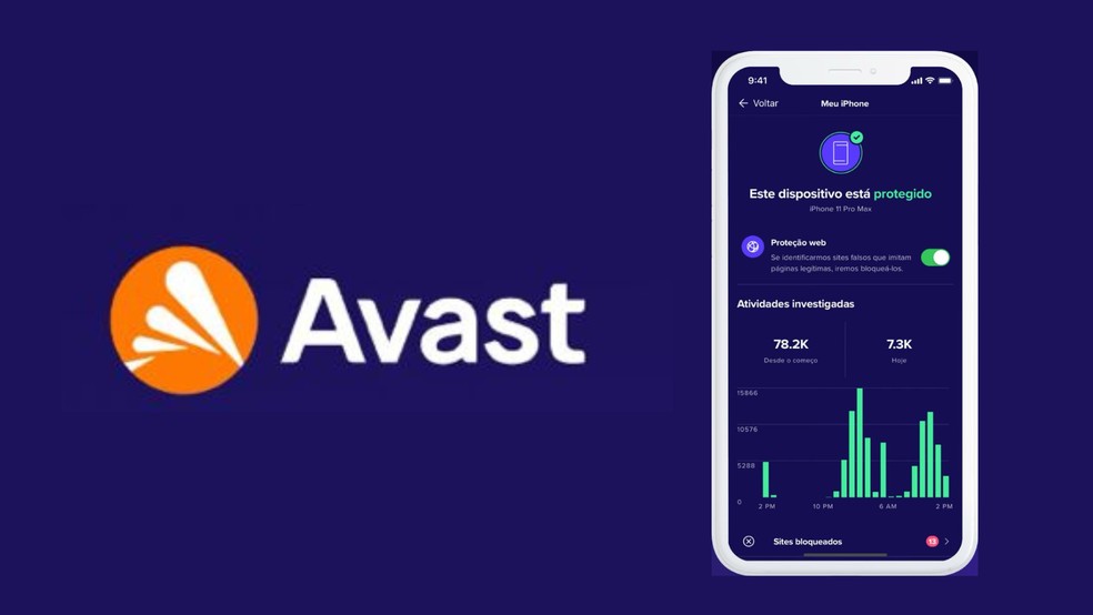 O Avast Mobile Security é um antivírus que permite limpar o espaço do dispositivo — Foto: Reprodução/TechTudo