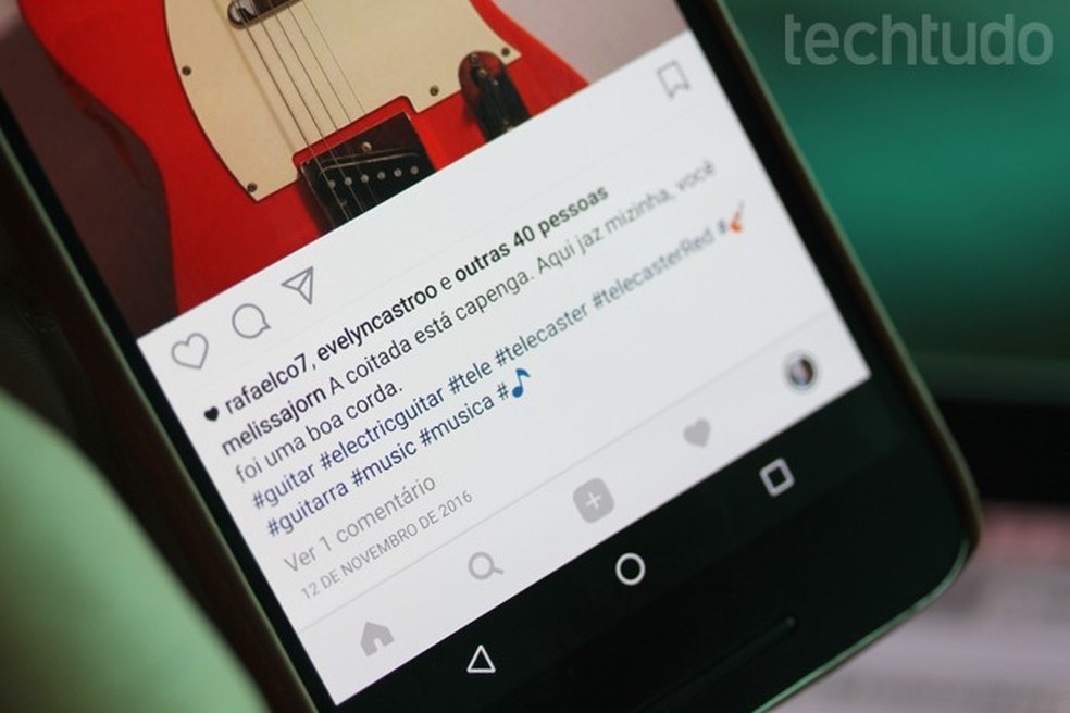 # para ganhar seguidores no Instagram não configura uma boa estratégia; é preciso usar hashtags relevantes — Foto: Melissa Cruz/TechTudo